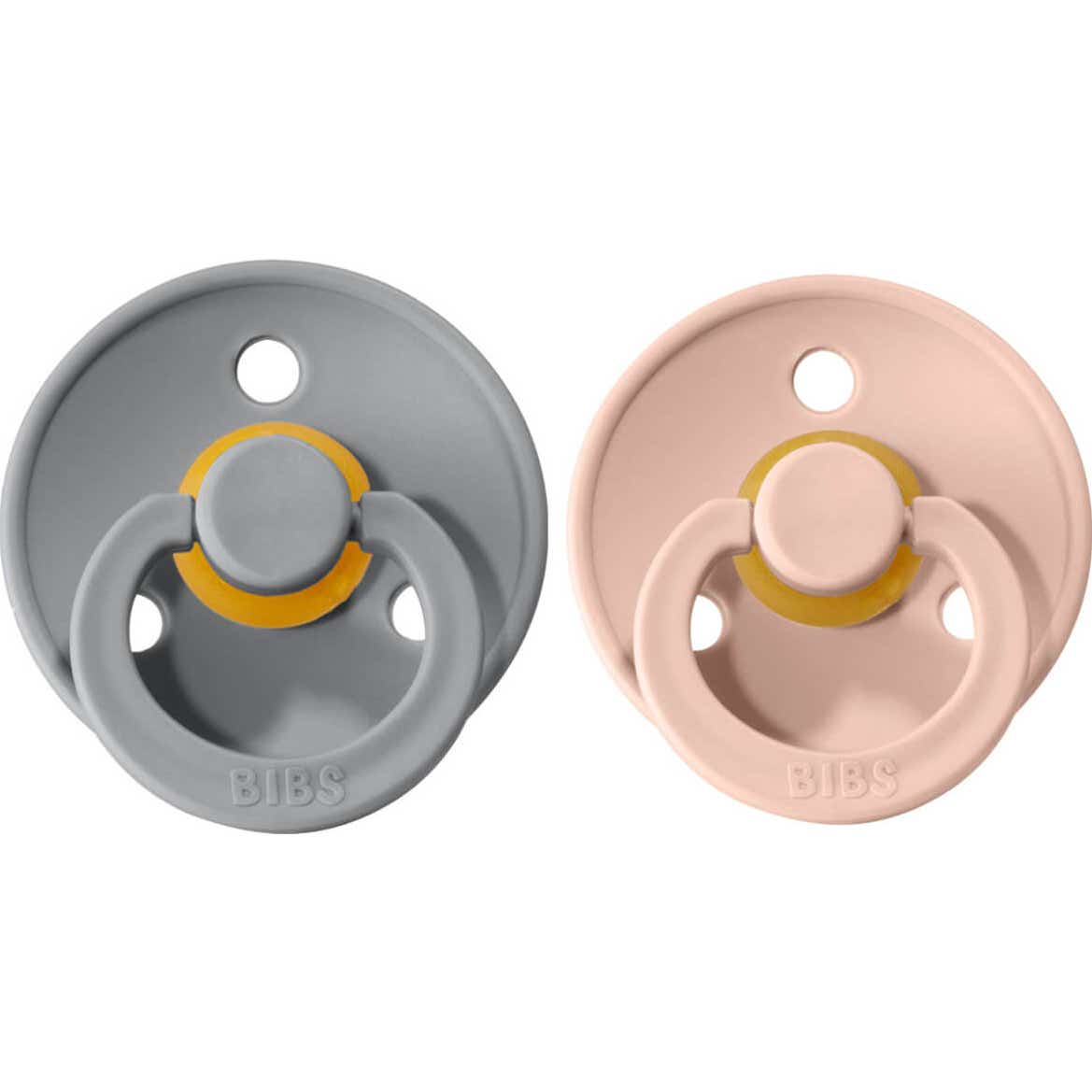 Bibs Duo Chupete Látex Nube Sonrojo 6-18M 2uds