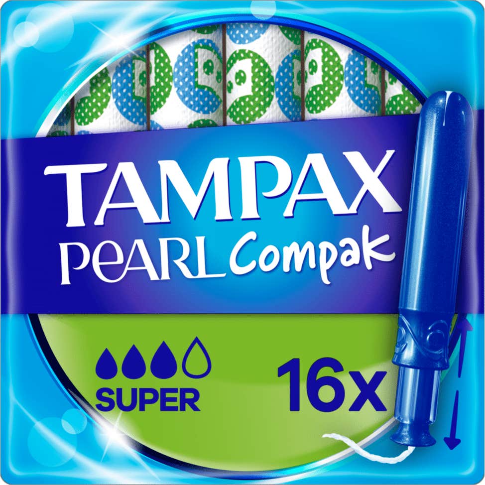 Tampax Compak Pearl Super 16uds