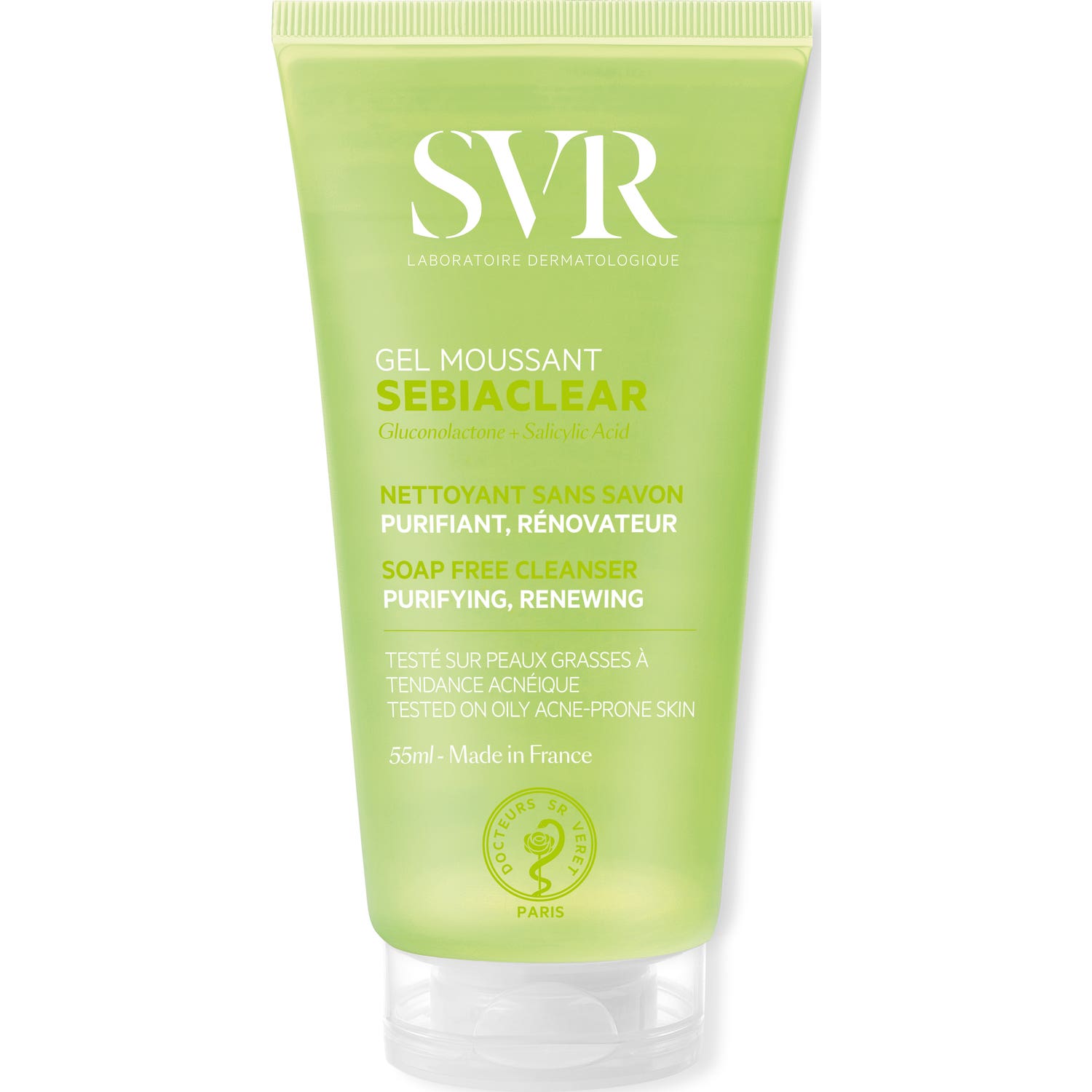 SVR Sebiaclear Gel Moussant Gel Limpiador Anti-imperfecciones 55ml