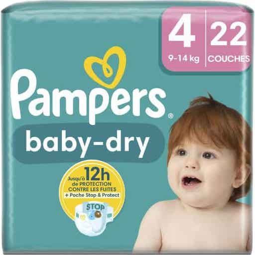 Pampers Baby Dry 12H Pañal Talla 4 Maxi 22uds