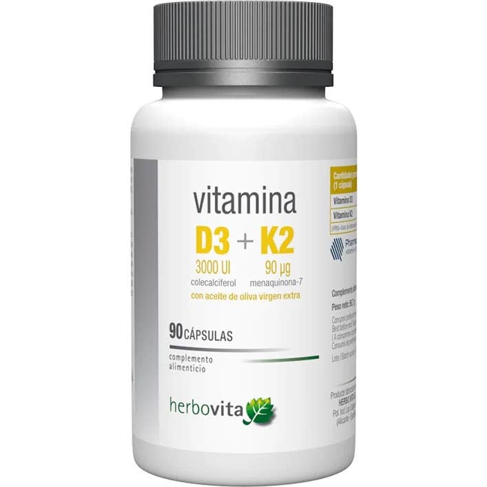 Herbovita Vitamina D3 K2 90caps