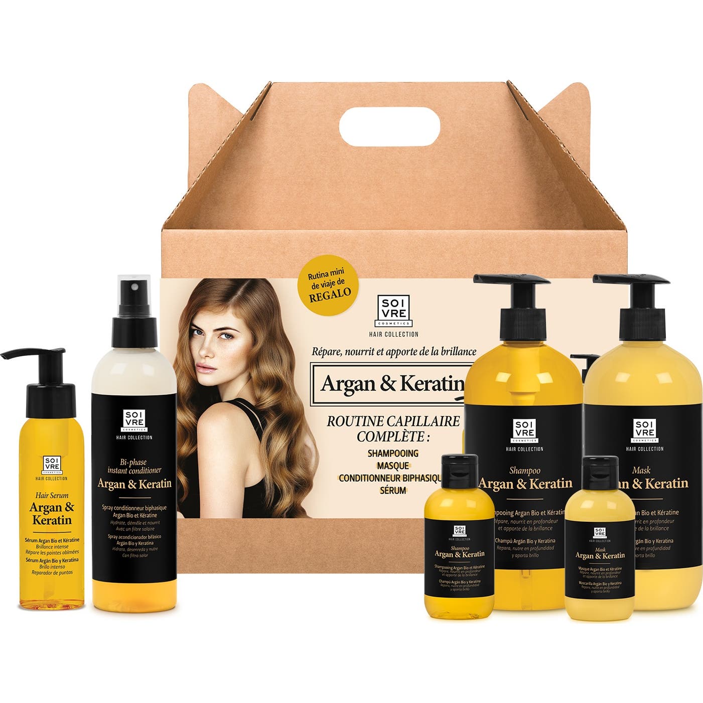 Soivre Cosmetics Pack Argán y Keratina