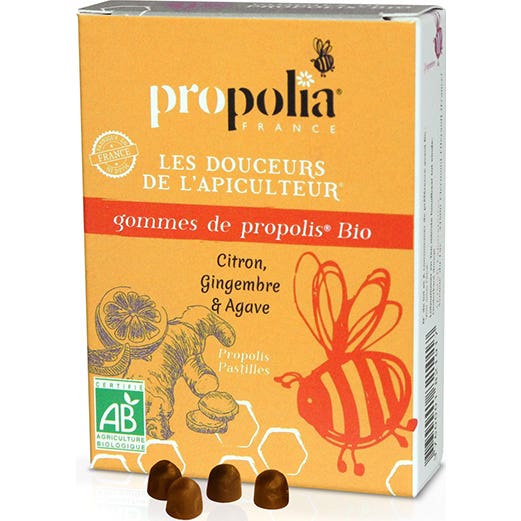 Propolia Gomitas Propóleo Organic Jengibre Limón Agave 45 g