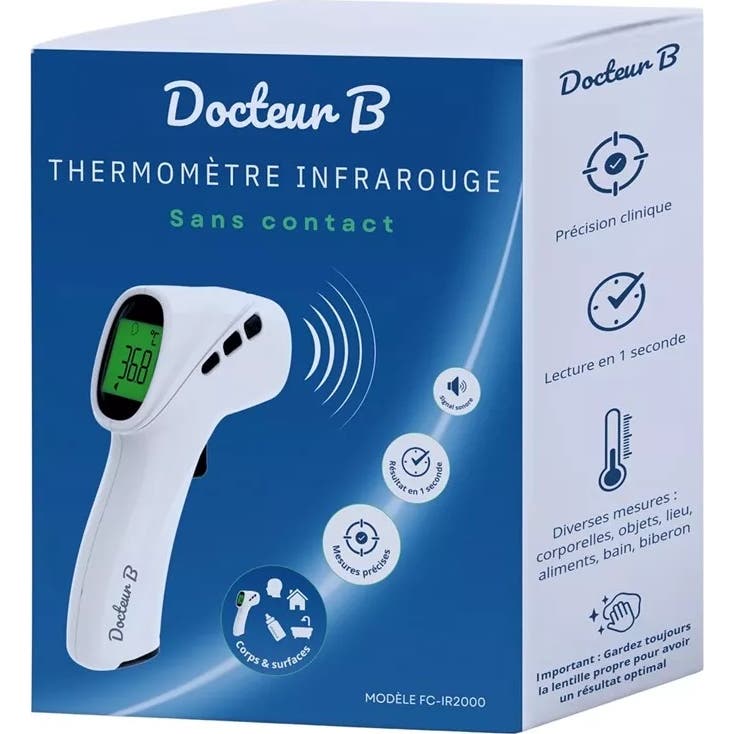Docteur B Termómetro Infrarrojo Frontal Blanco 1ud