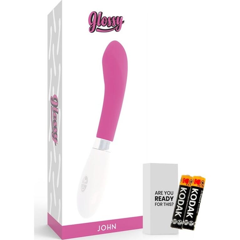 Glossy John Vibrador Rosa 1ud