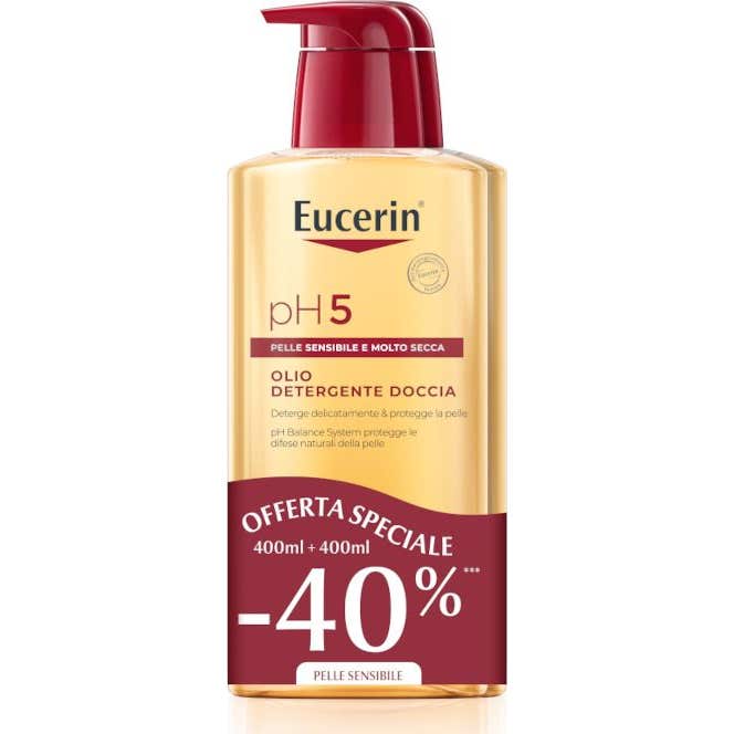 Eucerin Ph5 Pack Aceite de Ducha Limpiador Piel Sensible 2 X400 ml