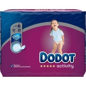 Dodot Activity Pañales Talla 6 39uds