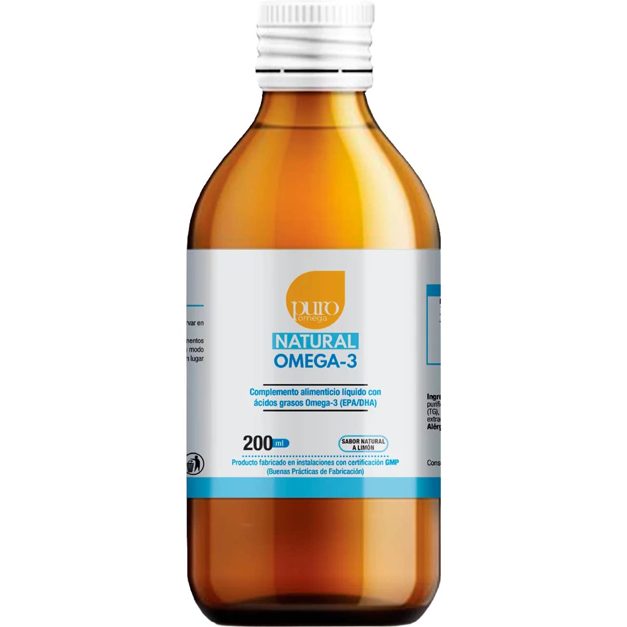 Puro Omega Natural Omega-3 Líquido 200ml