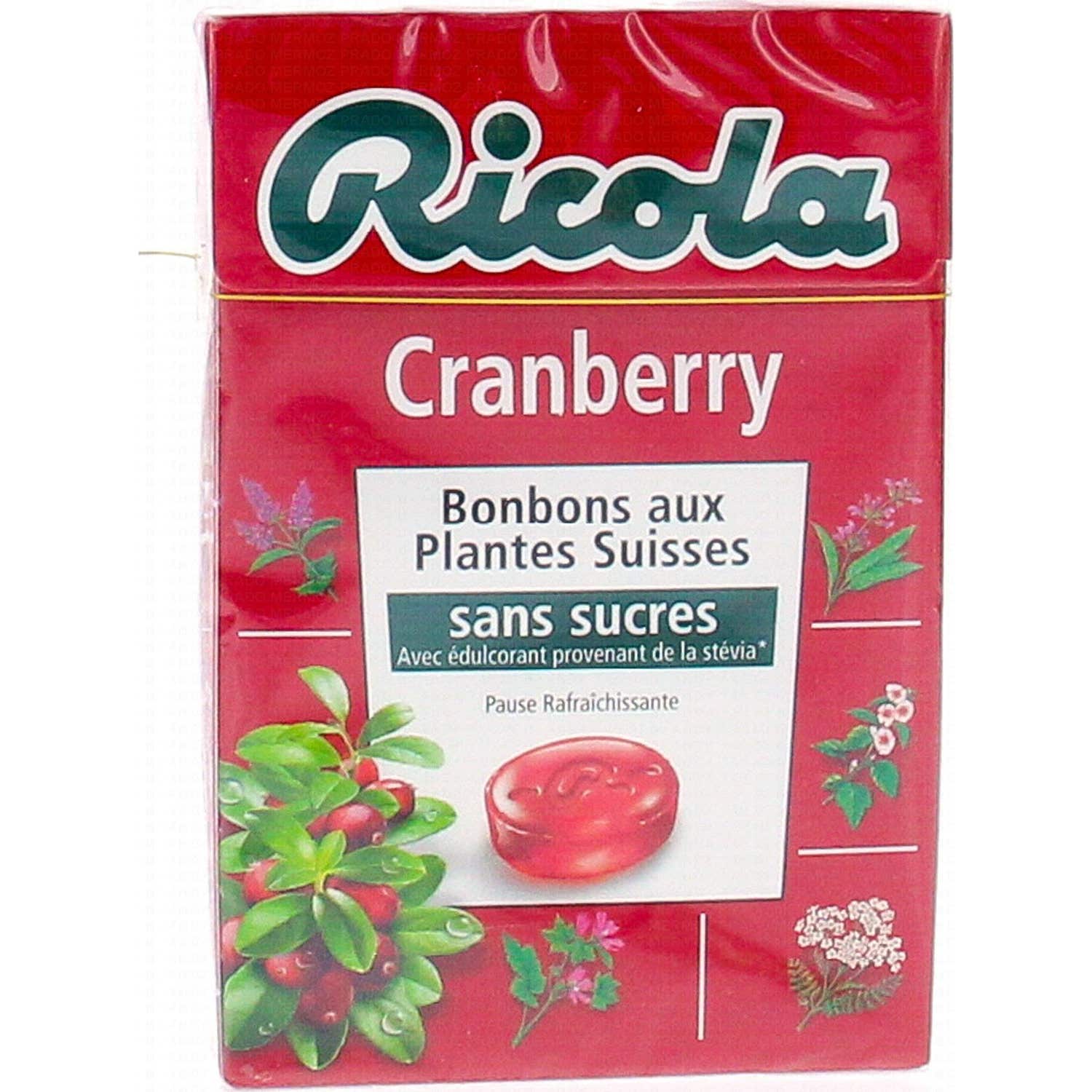 Ricola Caramelos de Hierbas Suizas Sabor Arándanos 50g