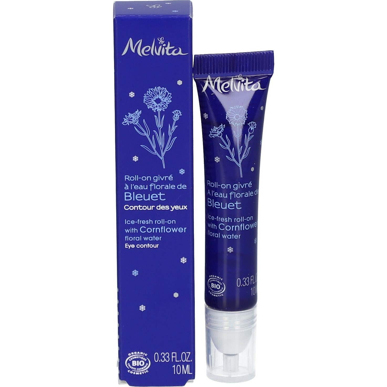Melvita Agua Floral Aciano Contorno Ojos Roll-On 10ml