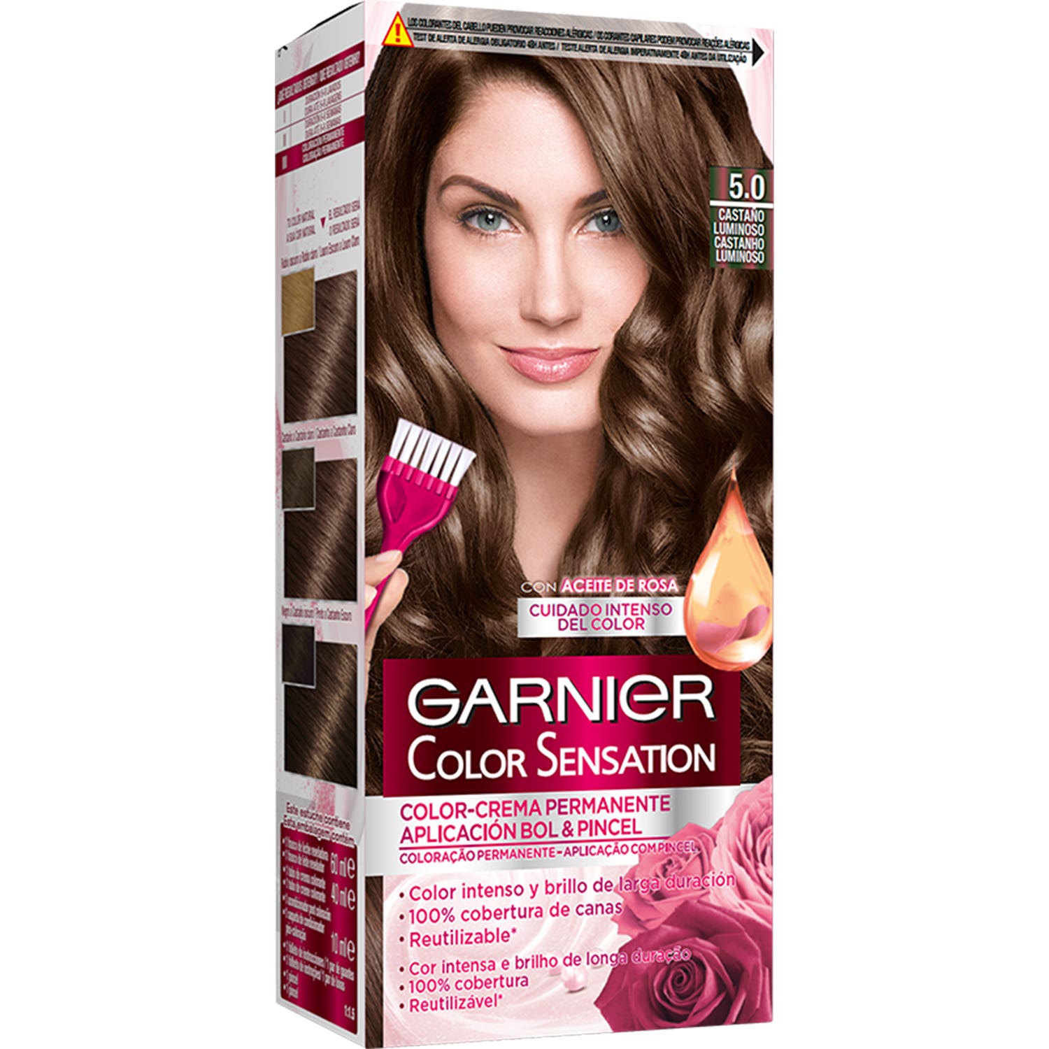 Garnier Color Sensation N°5.0 Castaño Luminoso