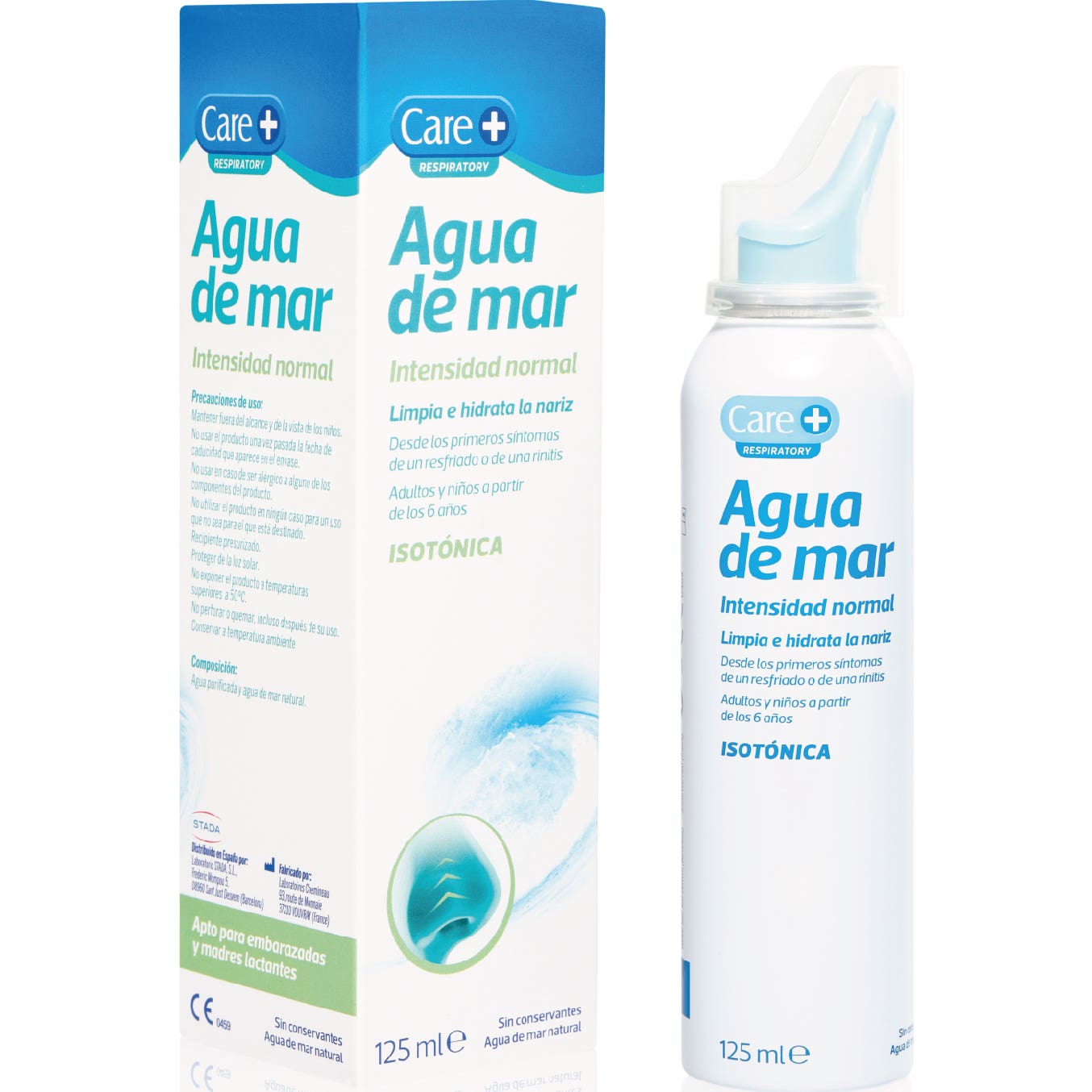 Care+ Agua de Mar Intensidad Normal Isotónica 125ml