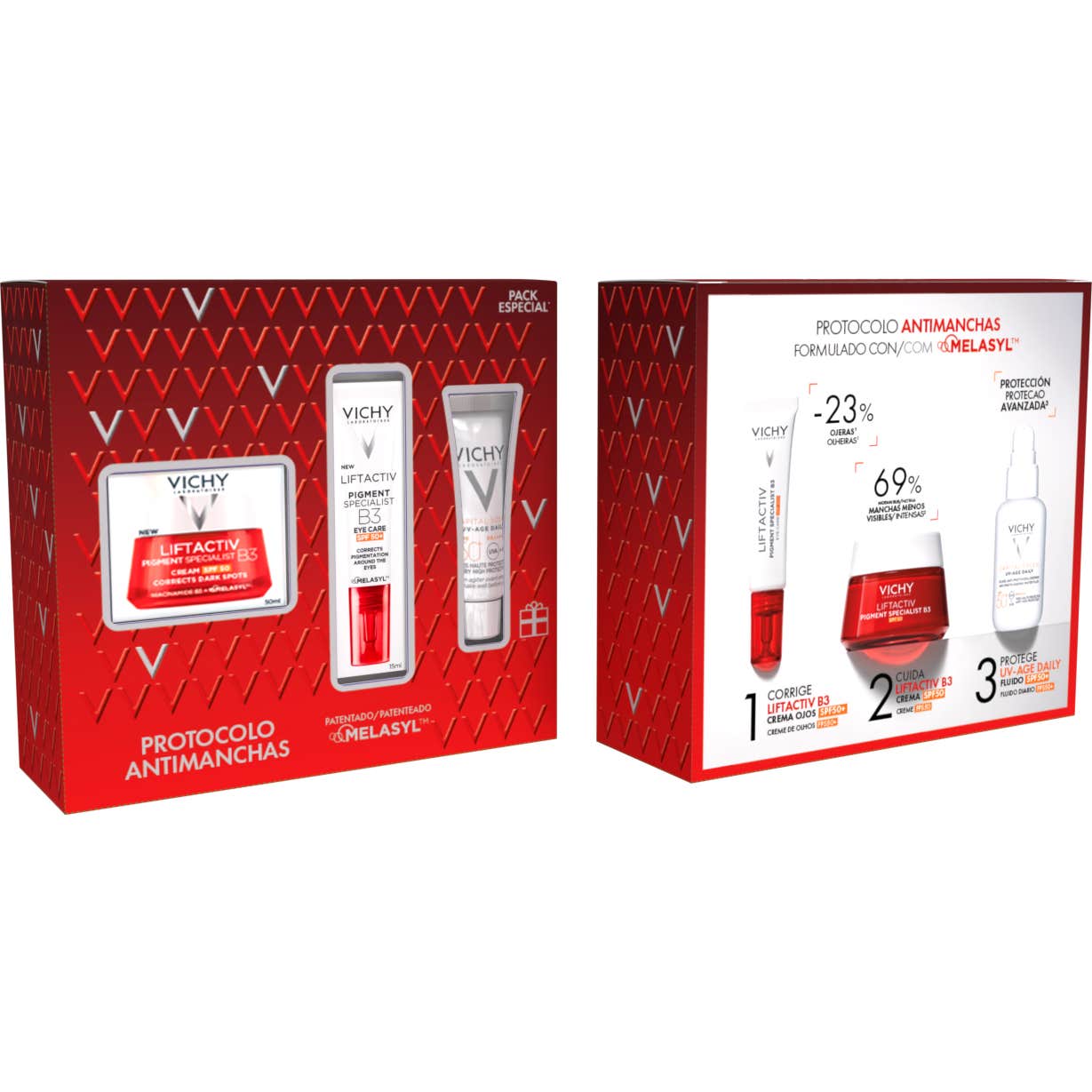 Vichy Cofre Antimanchas Lifactiv Crema Spf50 + Cuidado Ojos