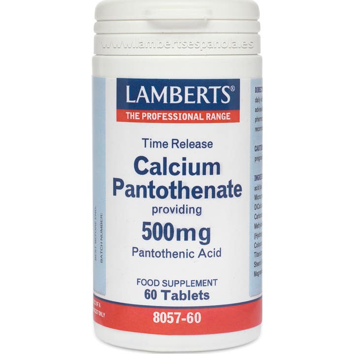 Lamberts Calcium Pantothenate 500 Mg 60 Comp