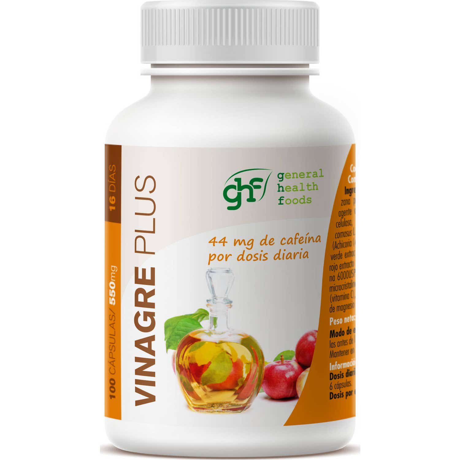 GHF Vinagre Plus 450mg 100cáps