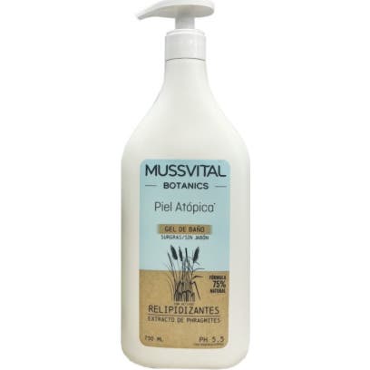 Mussvital Essentials Botanics Gel Baño Piel Atópica 750 Ml