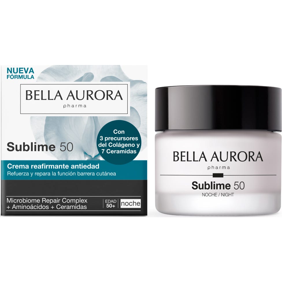 Bella Aurora Sublime 50 Crema Noche Fortalecedora Anti-Edad +50 años 50ml