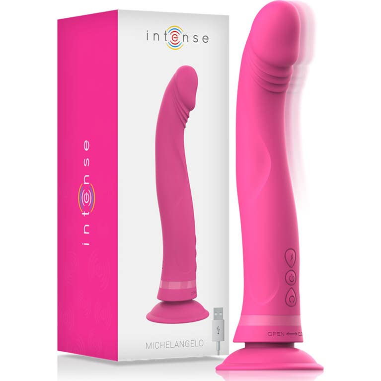 Intense Michelangelo Dildo Vibrador Silicona Rosa 1ud