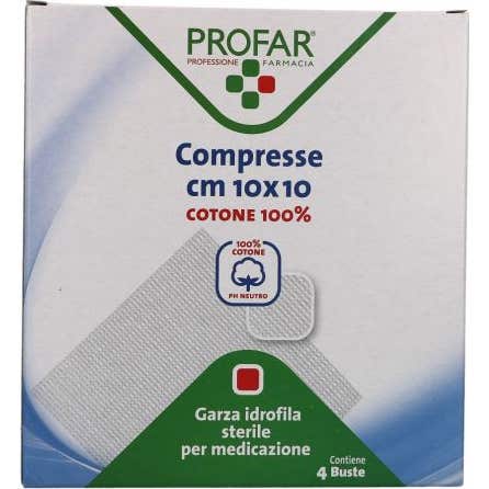Profar Algodón Comprimidos 10x10 cm 100 uds
