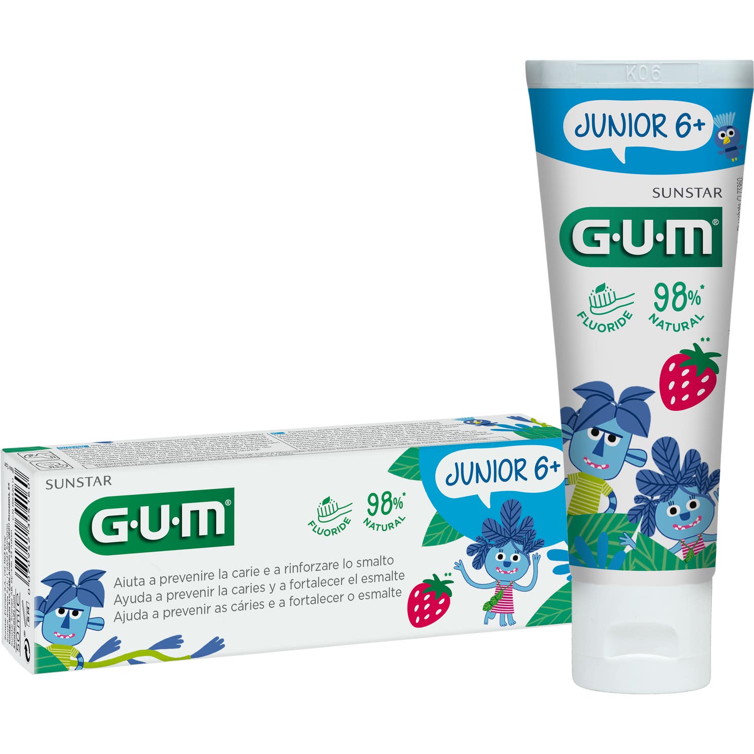 GUM Junior Gel Dentífrico 6+ años 50ml
