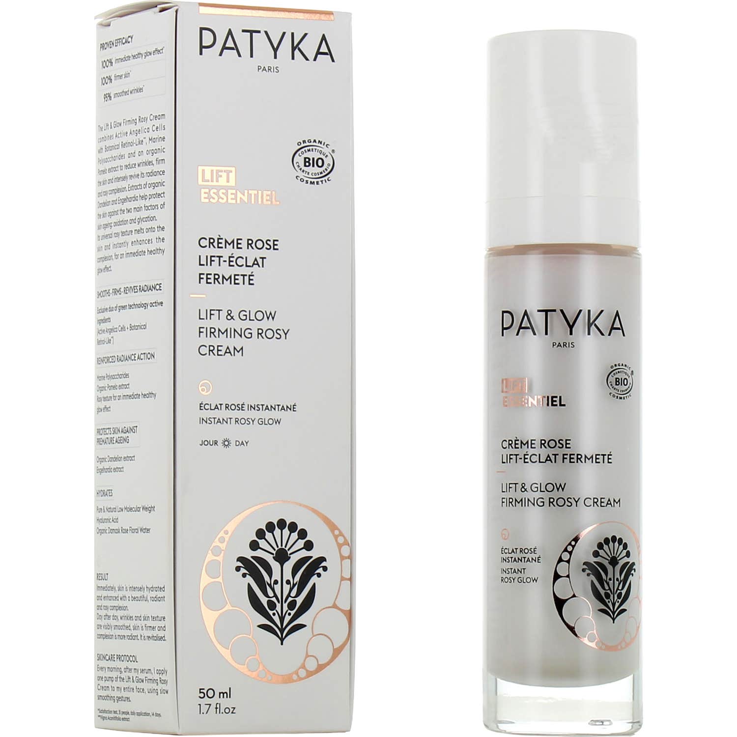 Patyka Lift Essential Crema Rosa Lift-Brillo Reafirmante 50ml