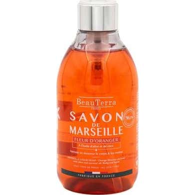 Jabón de flor de naranja de Marsella Beauterra 300 ml – imagen 2