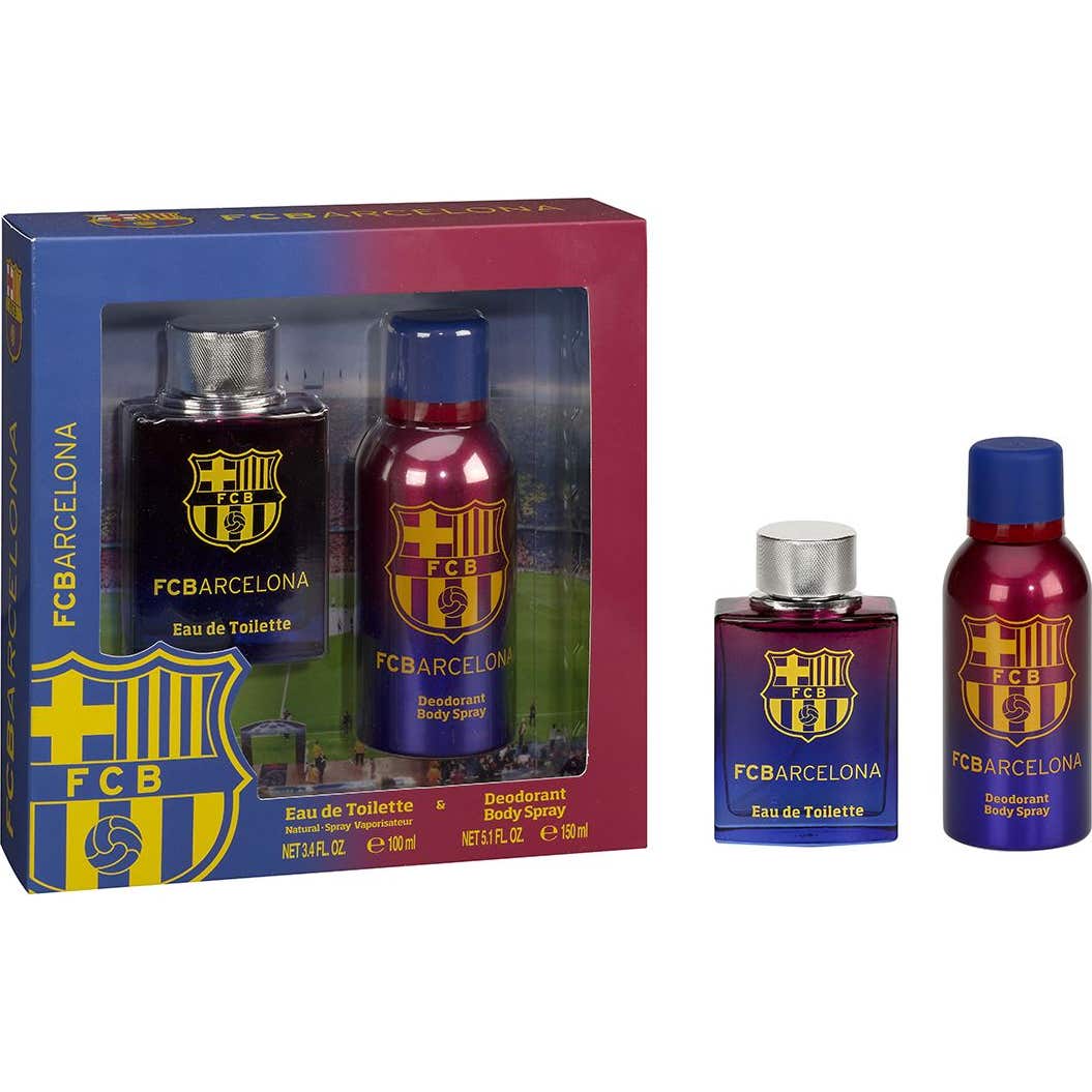 Air-Val F.C.B. Barcelona Set Eau de Toilette + Desodorante