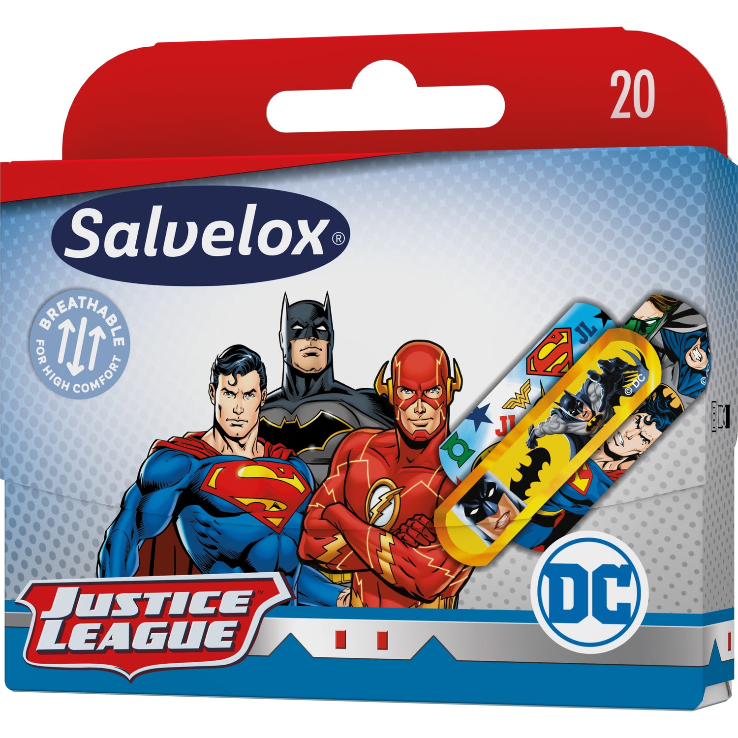 Salvelox Aposito Adhesivo Justice Ligue 20 U