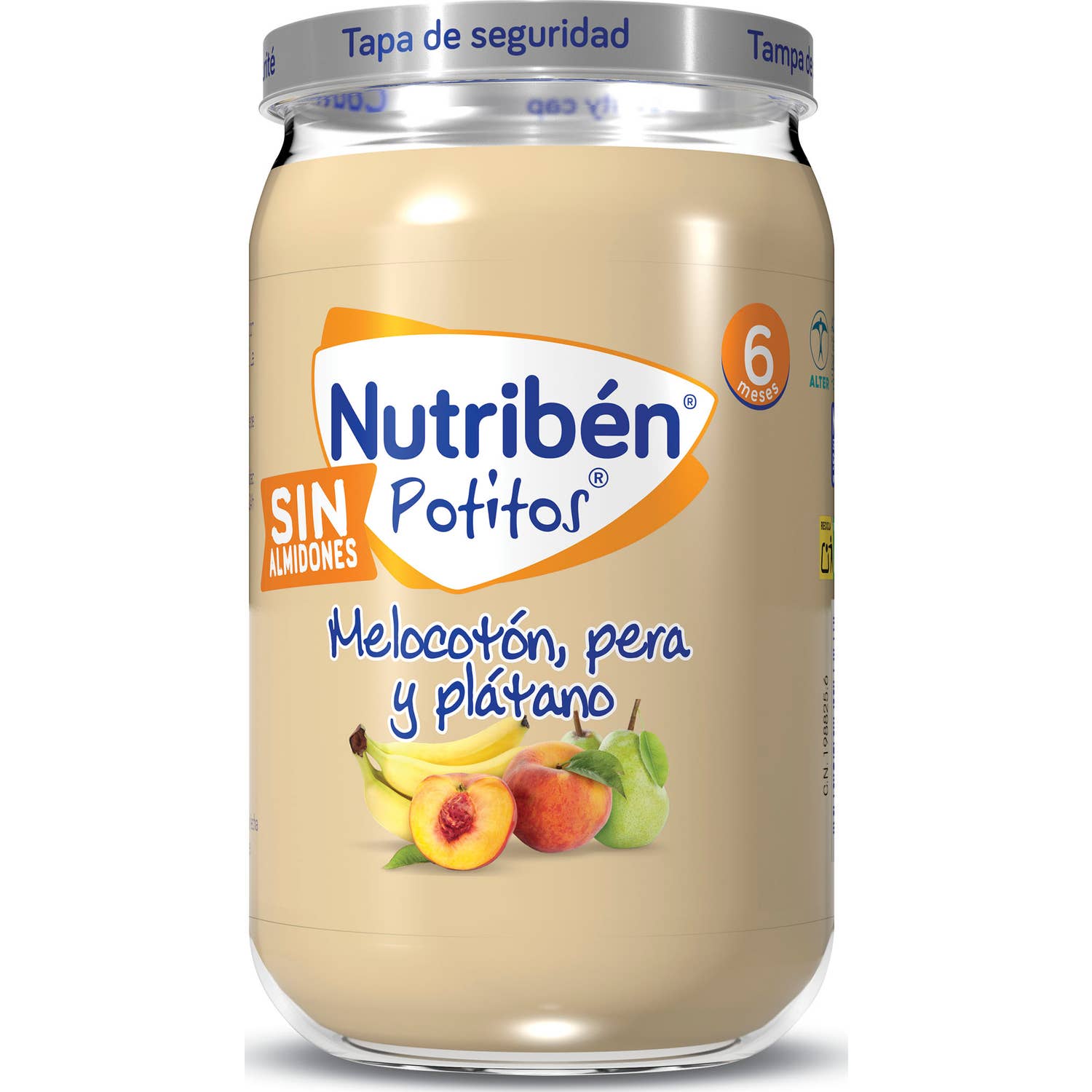 Nutribén Potitos Melocotón, Pera Y Plátano 235g