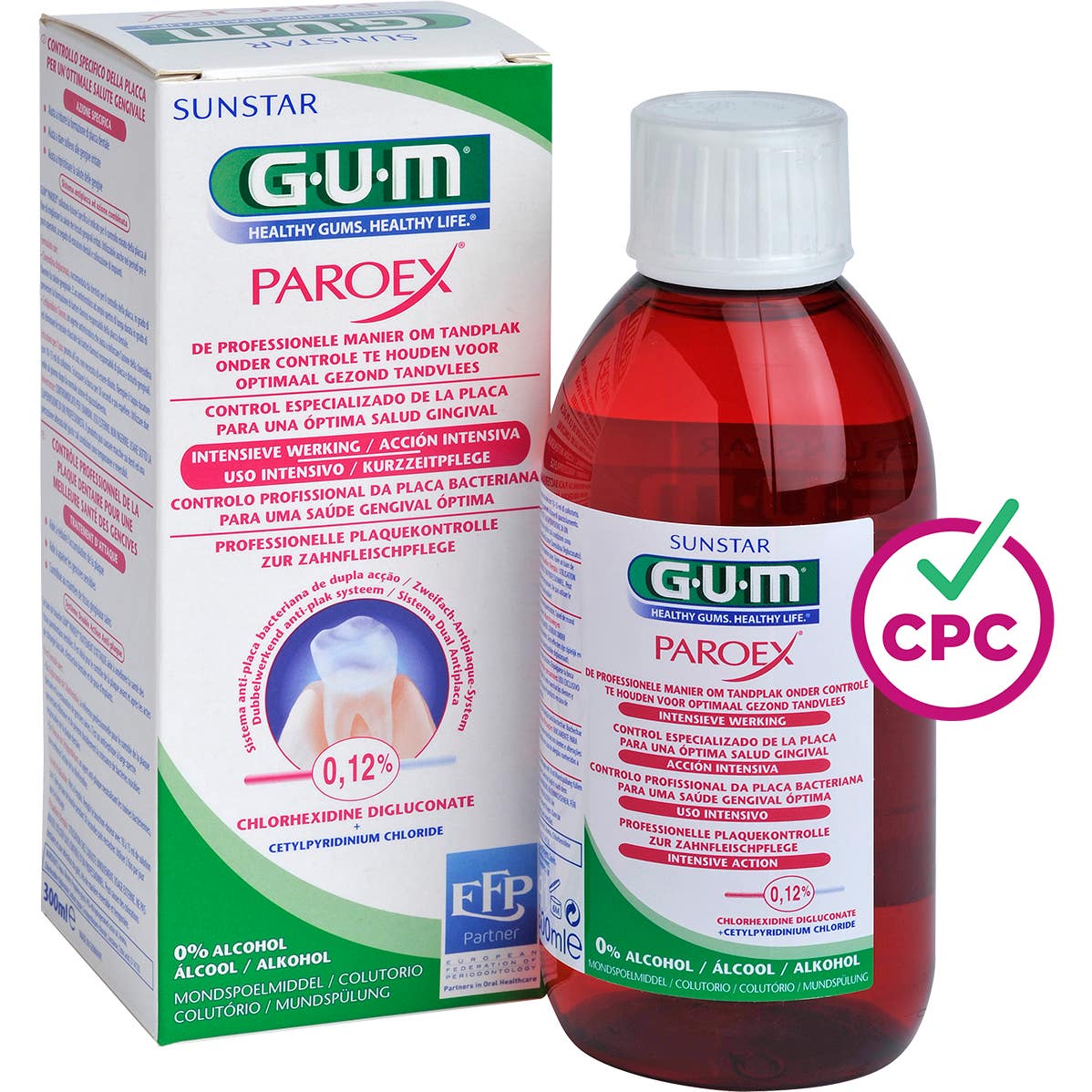 GUM Paroex Colutorio 0’12% CHX 300ml