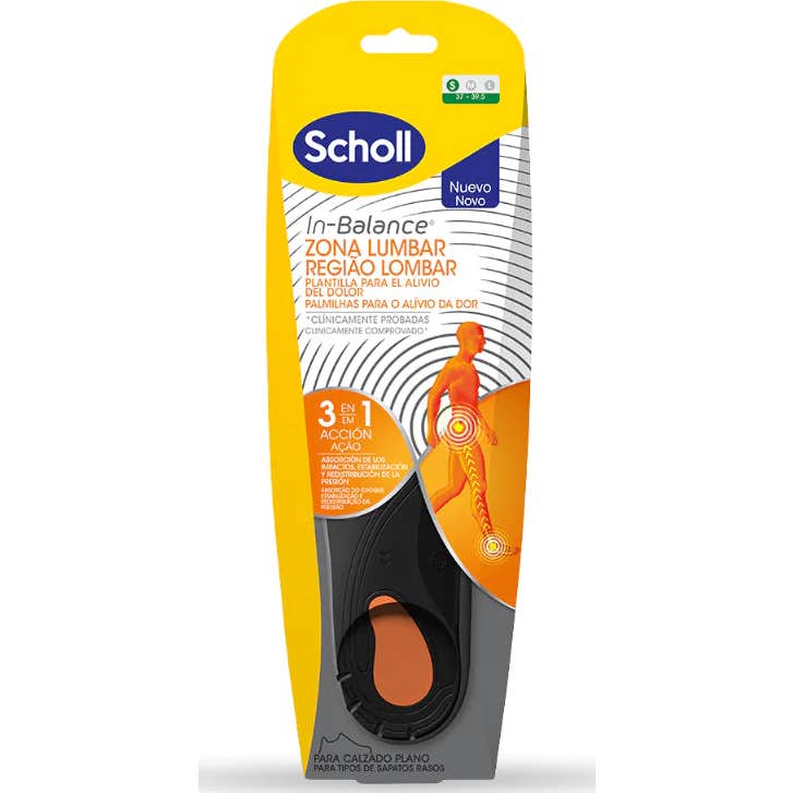 Scholl In-Balance Zona Lumbar Talla S 1par