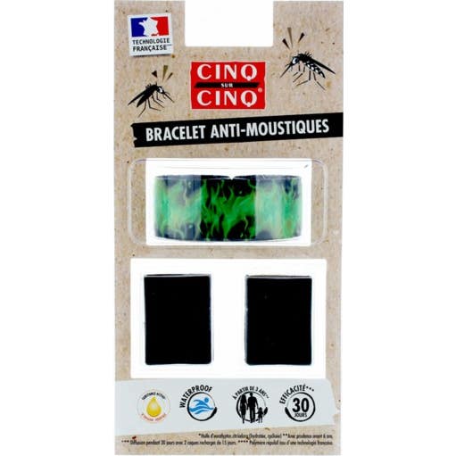 Cinq Sur Cinq Pulsera Anti-Mosquitos graffiti 1 ud