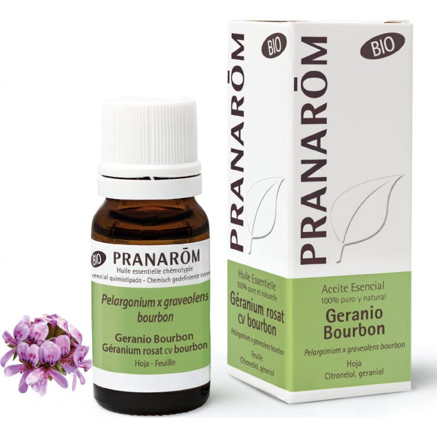 Pranarôm Aceite Esencial de Geranio Bourbon BIO 10 ml