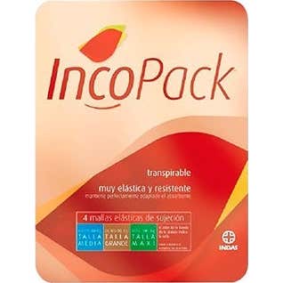 Indas IncoPack Malla Elástica Talla Media 4uds