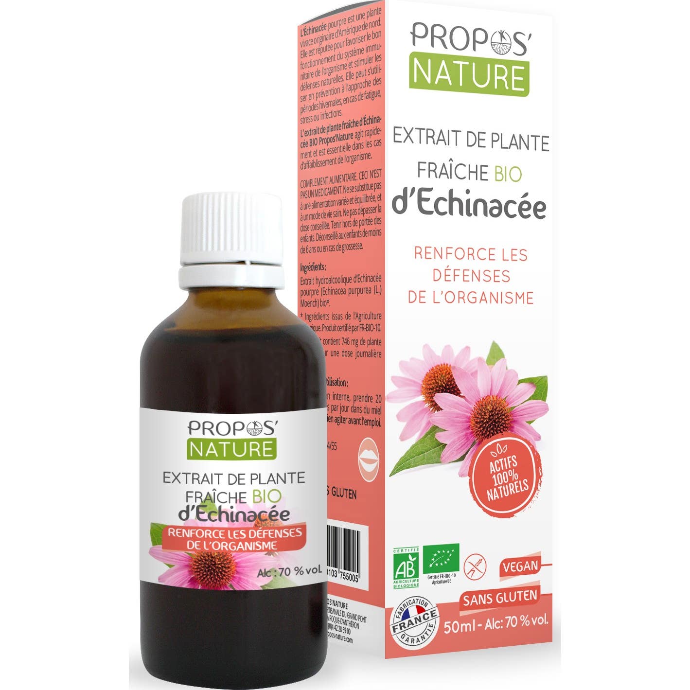'Propos''Nature Extracto Equinácea Bio 50ml'