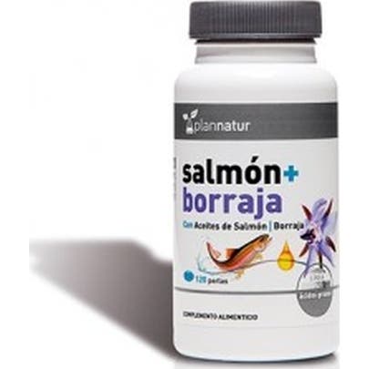 Plannatur Omega 3+6 Salmón Borraja 500 mg 120 caps