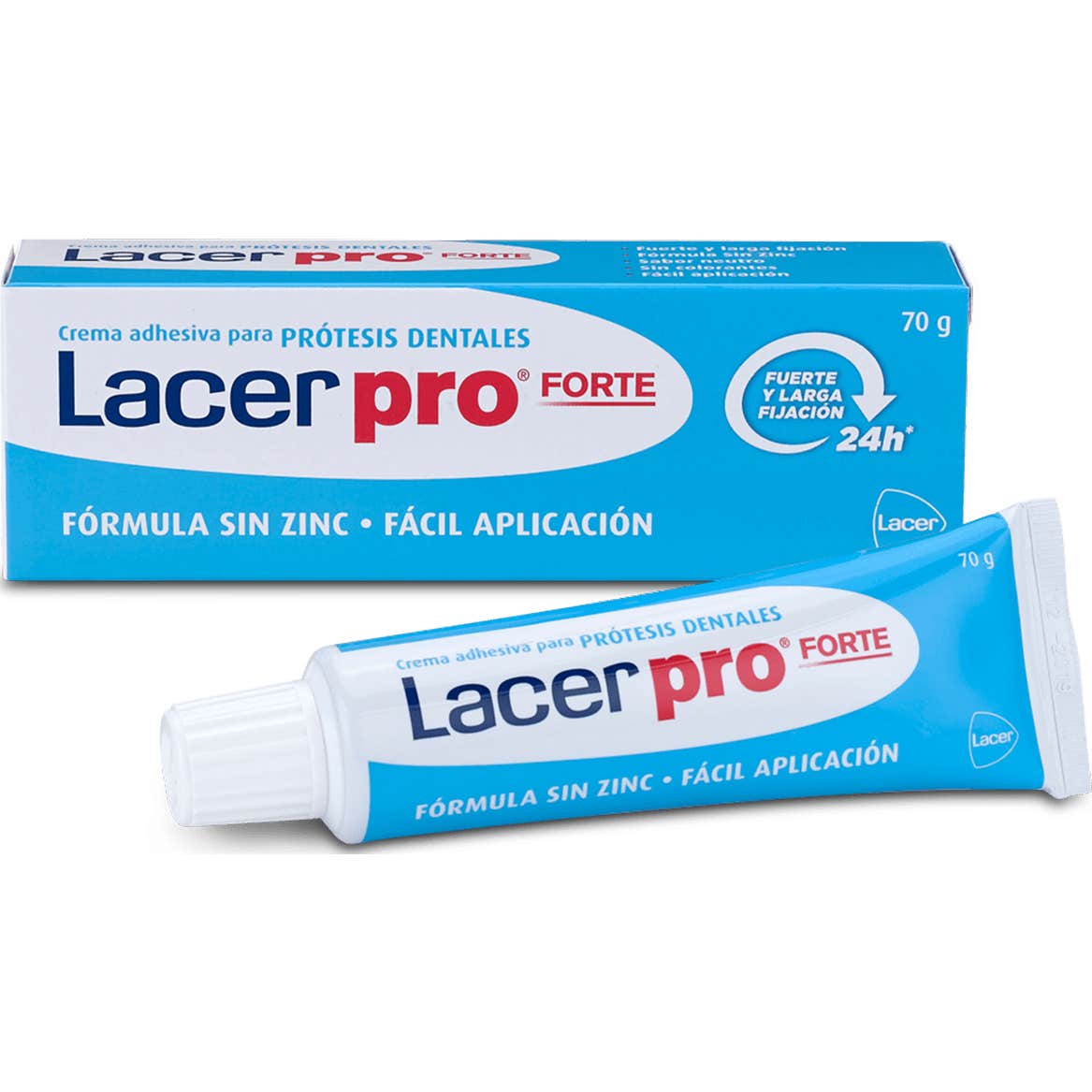 Lacer LacerPro Forte Crema Adhesiva para Prótesis Dentales 70 g