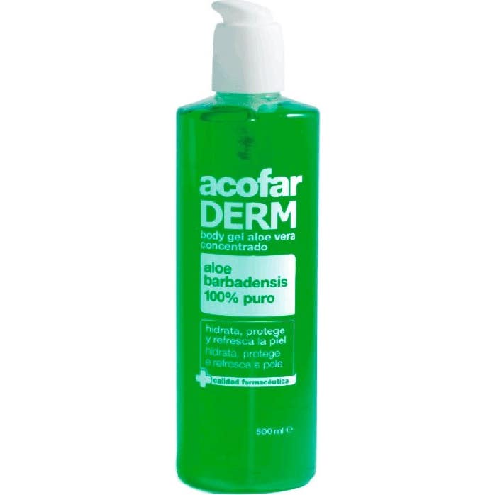 Acofarderm Body gel aloe vera concentrado 500ml