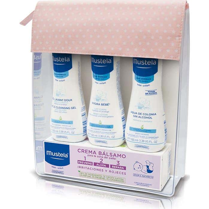 Mustela Neceser Básicos Rosa 4 productos