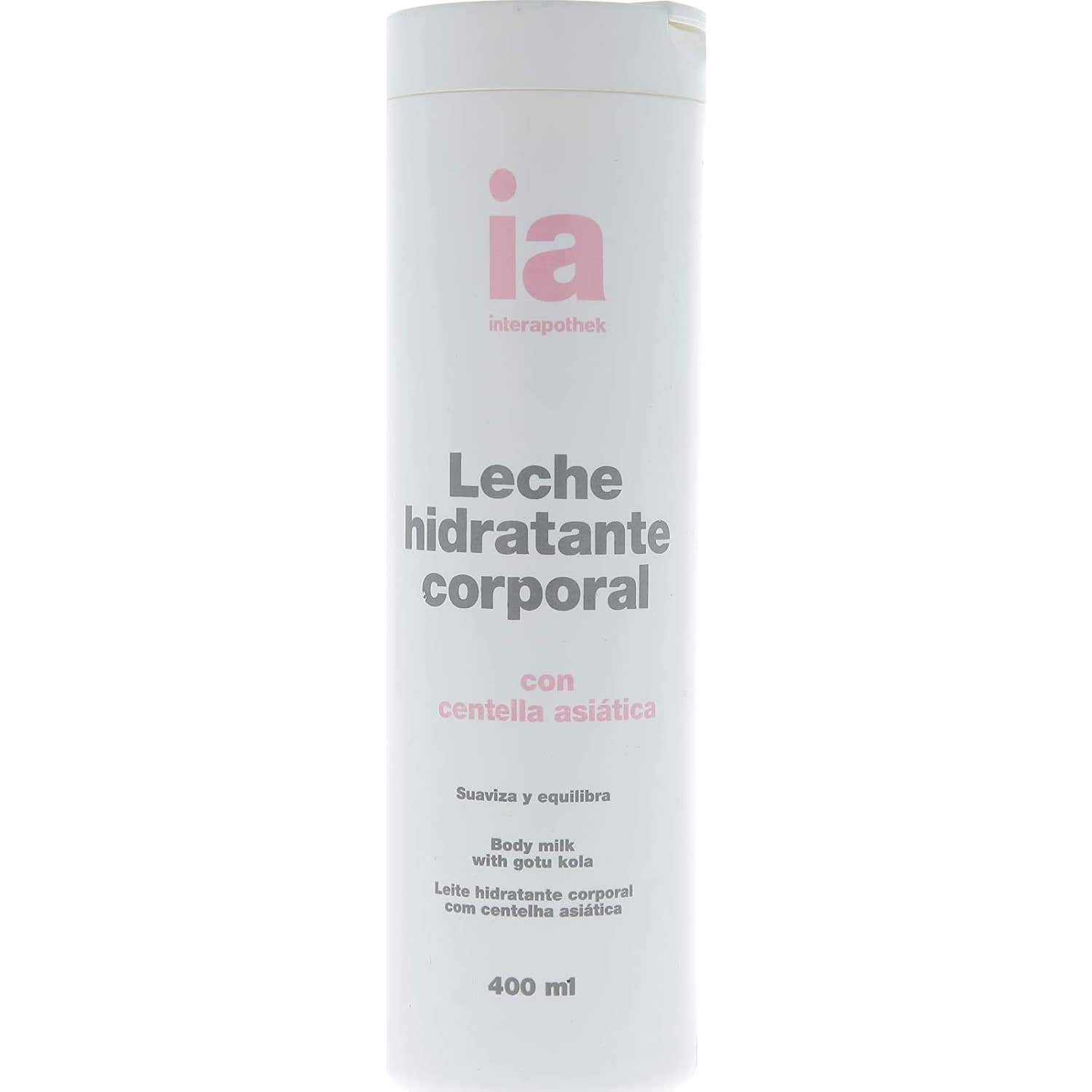 Interapothek Leche Hidratante Corporal Centella Asiática 400 ml