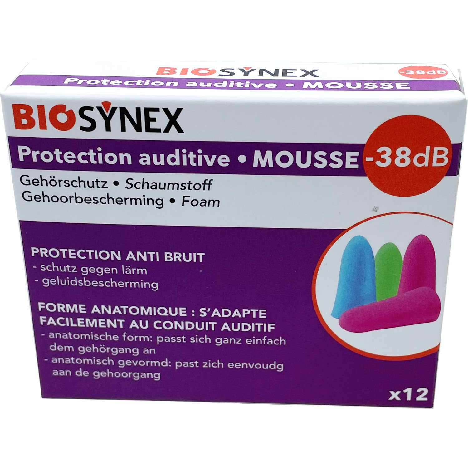 Biosynex Tapones Auditivos Espuma 6 Pares