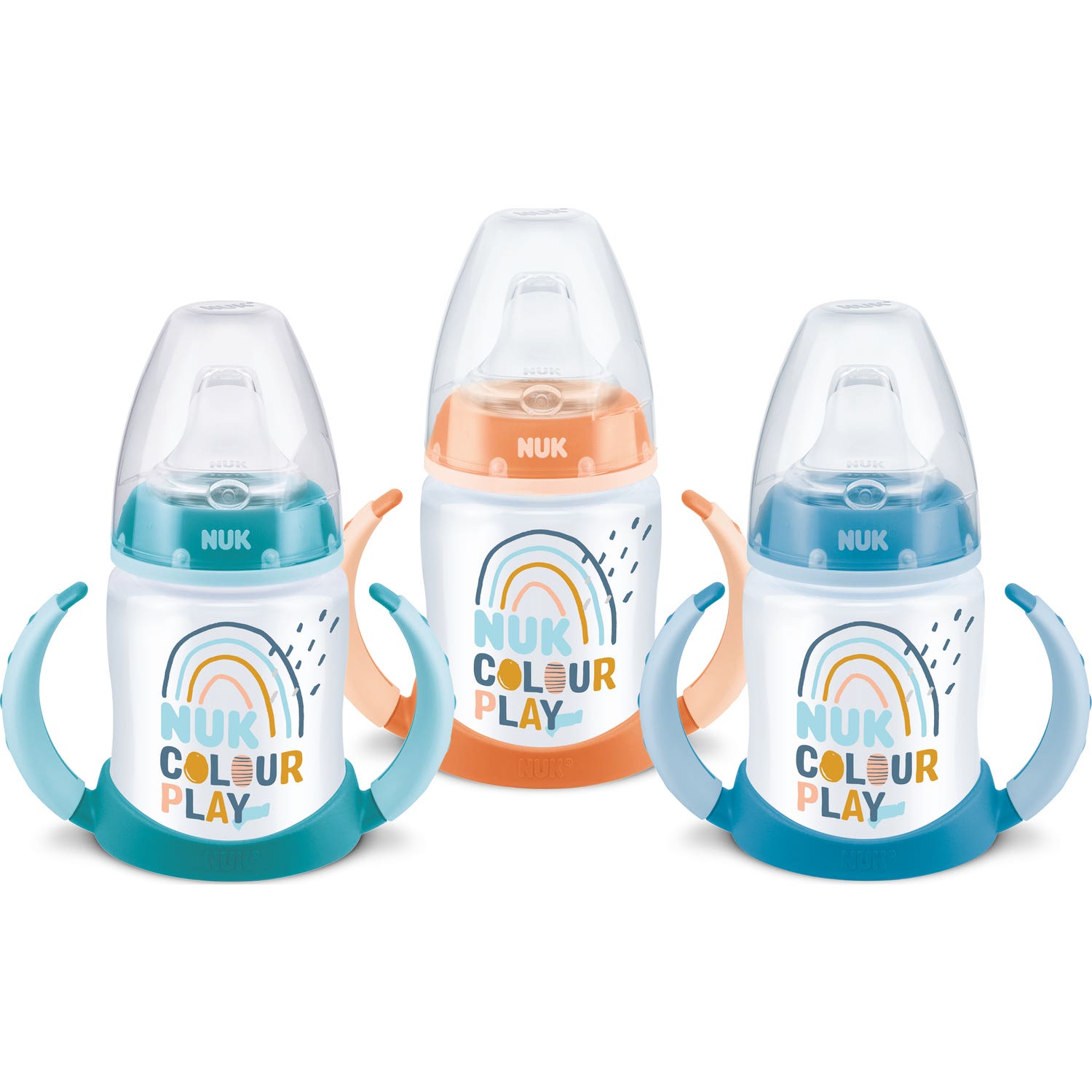 Nuk Biberón Fc Pp Entrena Colour Play Silicona 150 Ml