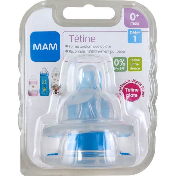 Mam Tetina Seda Débito 1 Silicona 2uds
