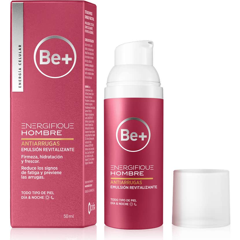 Be+ Energifique Hombre Emulsión Revitalizante Antiarrugas 50 ml