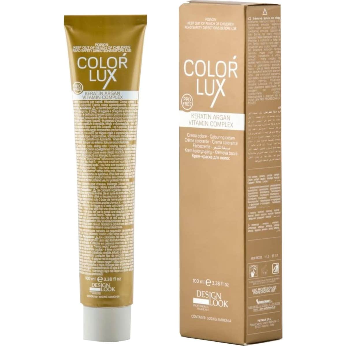 Design Look Color Lux Hair Color 5.3 Castaño Claro Dorado 100 ml