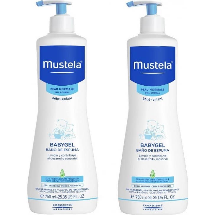 Mustela Baby Gel 2x750ml