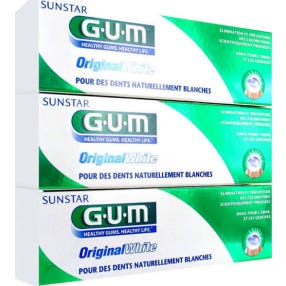 Goma de mascar blanca original Tb 75 mlx3