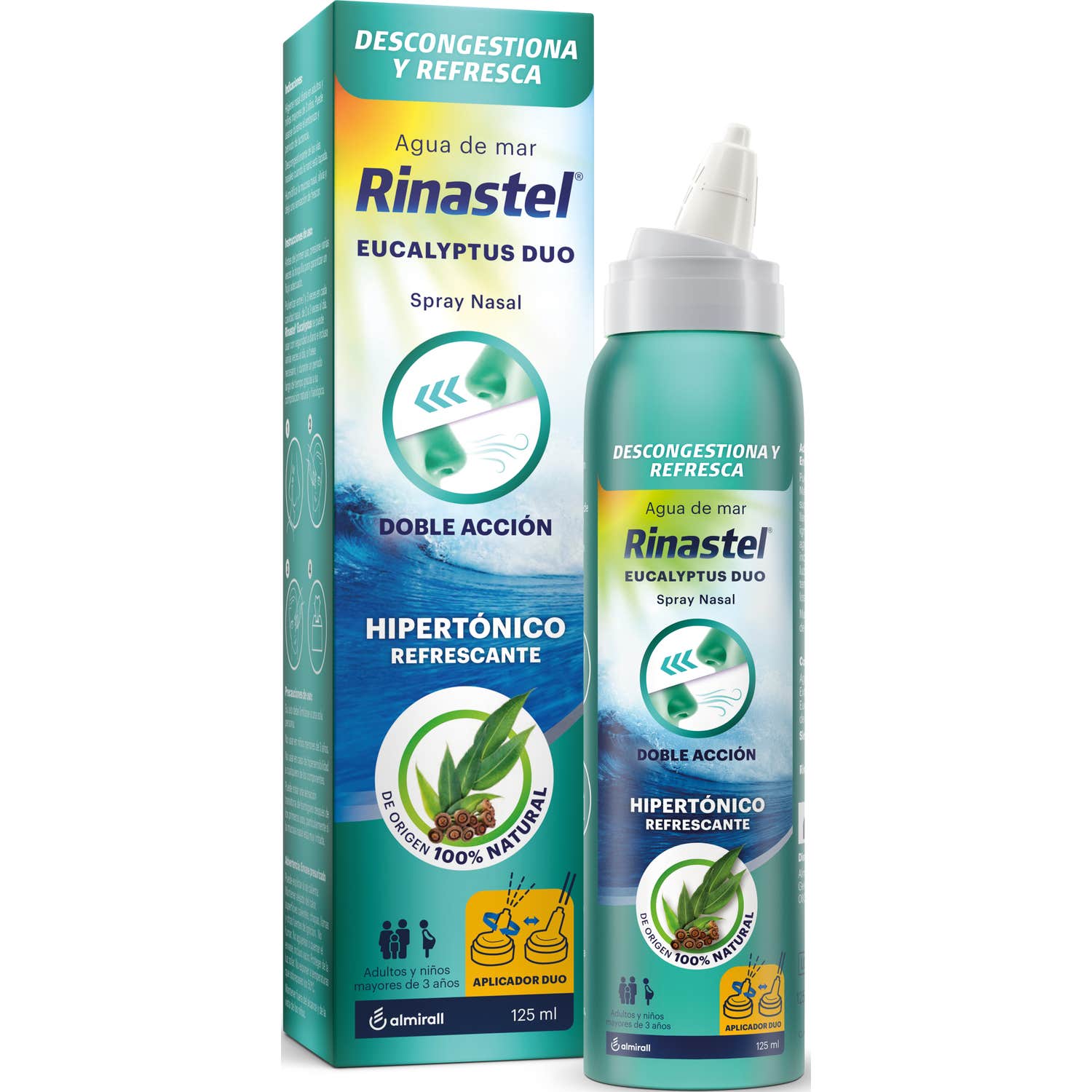 Rinastel Eucalyptus Spray Nasal Agua de Mar 125ml