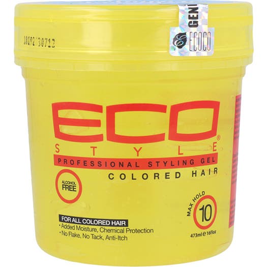 Eco Styler gel Fijador Cabello Teñido Amarillo Fuerte 473 ml