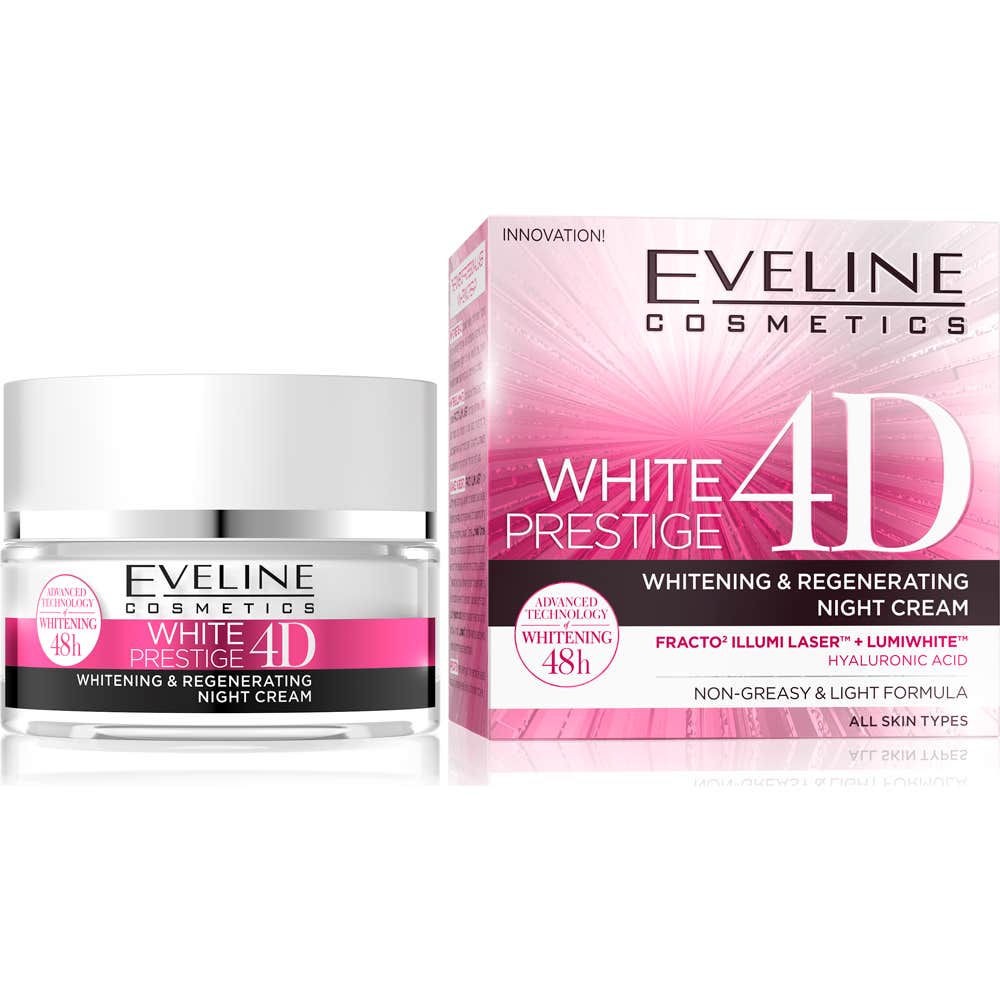 Eveline Cosmetics White Prestige 4D Whitening Night Cream 50ml